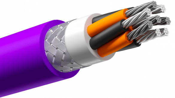 ИнСил(Т)-ВКВ термоэлектродный кабель без экрана, с броней из стальных оцинкованных проволок