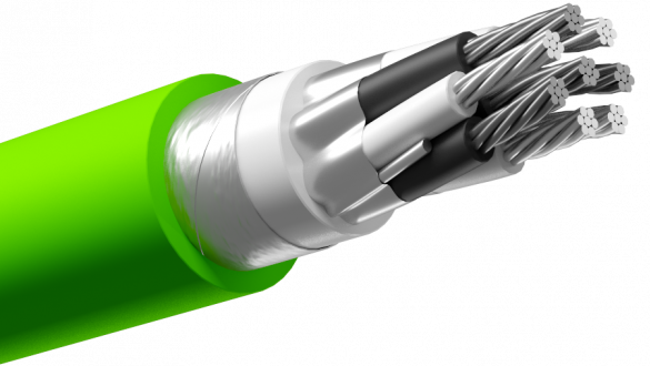 ИнСил(Т)-ВЭБВ термоэлектродный кабель с экраном, с броней и стальных оцинкованных лент