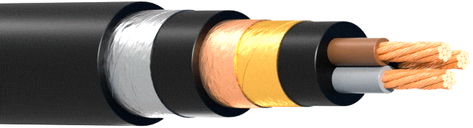 Взрывозащищенный силовой кабель с медными жилами для взрывоопасных зон на напряжение 0,66 – 3 кВ 